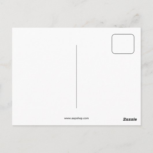 Vintager Roter Flamingo Zoo Postkarte (Rückseite)