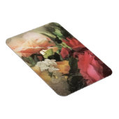 Vintager, roter Hintergrund Magnet (Rechte Seite)