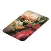 Vintager, roter Hintergrund Magnet (Linke Seite)