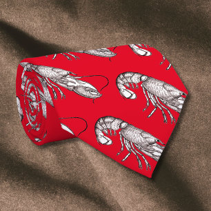 Vintager roter Hummer Krawatte