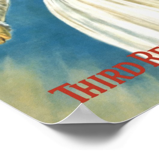 Vintager Roter Kreuz Poster (Ecke)