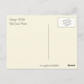 Vintager Roter Kreuz Postkarte (Rückseite)