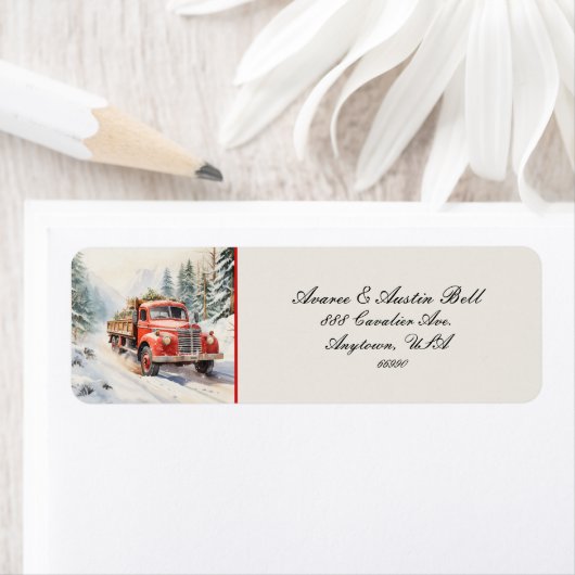 Vintager Roter LKW (Insitu)