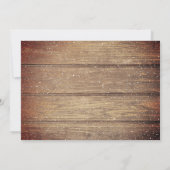 Vintager roter LKW Frohe Weihnachten Rustikales Ho (Rückseite)