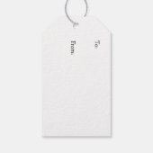 Vintager roter LKW für Rustikale Schafe Geschenkanhänger (Rückseite)