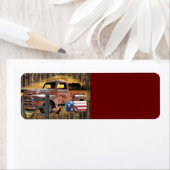 Vintager roter LKW-LKW-LKW (Insitu)