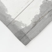 Vintager Roter LKW Weihnachtsbaum Rustikaler Name Fleecedecke (Ecke)