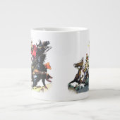 Vintager Roter Ryder Jumbo-Tasse (Vorderseite)