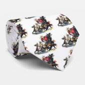 Vintager roter Ryder Krawatte (Gerollt)