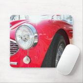 Vintager roter Sportwagen Mousepad (Mit Mouse)