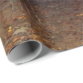 Vintager roter Zuchttraktor Geschenkpapier (Rolleneckpunkt)