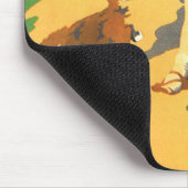 Vintager Rotkäppchen, Hunde und Balloons Mousepad (Ecke)