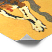 Vintager Rotkäppchen, Hunde und Balloons Poster (Ecke)