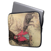 Vintager Rotkäppchen von Warwick Goble Laptopschutzhülle (Vorderseite Links)