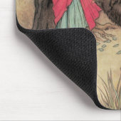 Vintager Rotkäppchen von Warwick Goble Mousepad (Ecke)