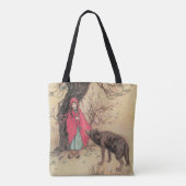 Vintager Rotkäppchen von Warwick Goble Tasche (Rückseite)