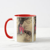 Vintager Rotkäppchen von Warwick Goble Tasse (Links)
