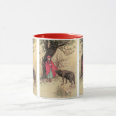 Vintager Rotkäppchen von Warwick Goble Tasse (Zentrum)