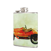 Vintager Rotkarosseriefenster Flachmann (Links)