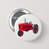 Vintager Rottraktor Button (Vorne & Hinten)