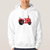Vintager Rottraktor Hoodie (Vorderseite)
