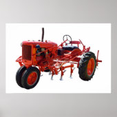 Vintager Rottraktor Poster (Vorne)