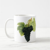 Vintager Rotwein, Bio Traubencluster, Lebensmittel Kaffeetasse (Links)