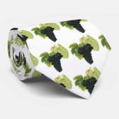 Vintager Rotwein, Bio Traubencluster, Lebensmittel Krawatte (Gerollt)