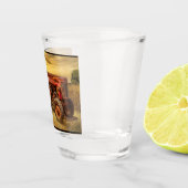 Vintager Rotzüchter Schnapsglas (Rechts)