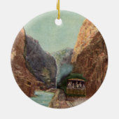 Vintager Royal Gorge Train Ornament (Hinten)