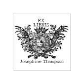 Vintager Royal Shield Custom Ex Libris, Buch Gummistempel (Prägung)