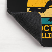 Vintager Rück-Bat Mousepad (Ecke)