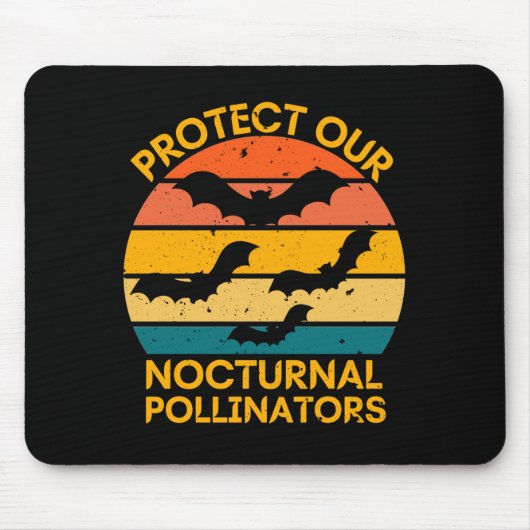 Vintager Rück-Bat Mousepad (Vorne)