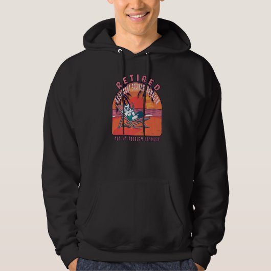 Vintager Rückruf für den Assistenten Hoodie (Vorderseite)