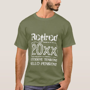 Vintager Ruhestand von Shirt für Rentner