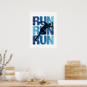 Vintager Runner - Ausführen Poster (Küche)