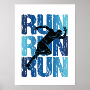 Vintager Runner - Ausführen Poster