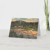 Vintager russischer Flussstrand Karte (Vorderseite)