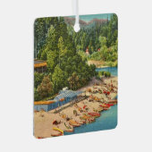 Vintager russischer Flussstrand Ornament Aus Metall (Vorderseite Rechts)