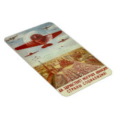 Vintager russischer Propaganda-Magnet Magnet (Rechte Seite)