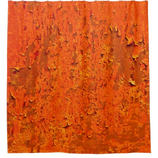 Vintager Rust: Alte texturierte Oberfläche Duschvorhang (Vorderseite)