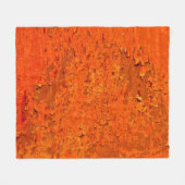 Vintager Rust: Alte texturierte Oberfläche Fleecedecke (Vorderseite (Horizontal))