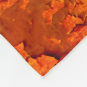 Vintager Rust: Alte texturierte Oberfläche Fleecedecke (Ecke)