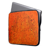 Vintager Rust: Alte texturierte Oberfläche Laptopschutzhülle (Vorderseite Links)