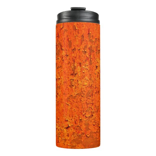 Vintager Rust: Alte texturierte Oberfläche Thermosbecher (Vorderseite)