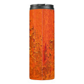 Vintager Rust: Alte texturierte Oberfläche Thermosbecher (Rückseite)