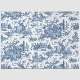 Vintager rustikaler Bauernhof Französisch Toile-Bl Seidenpapier