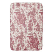 Vintager rustikaler Bauernhof Französisch Toile-Re Badematte (Vorderseite Vertikal)