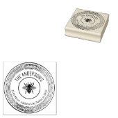 Vintager, rustikaler Bienenname Gummistempel (Stempel)