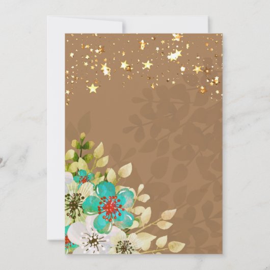 Vintager Rustikaler Eiffelturm 16 . Geburtstag Einladung (Rückseite)